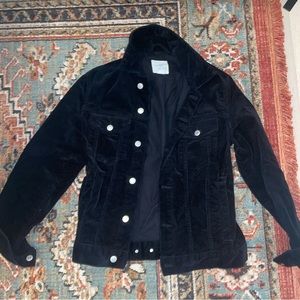 Men’s black corduroy jacket